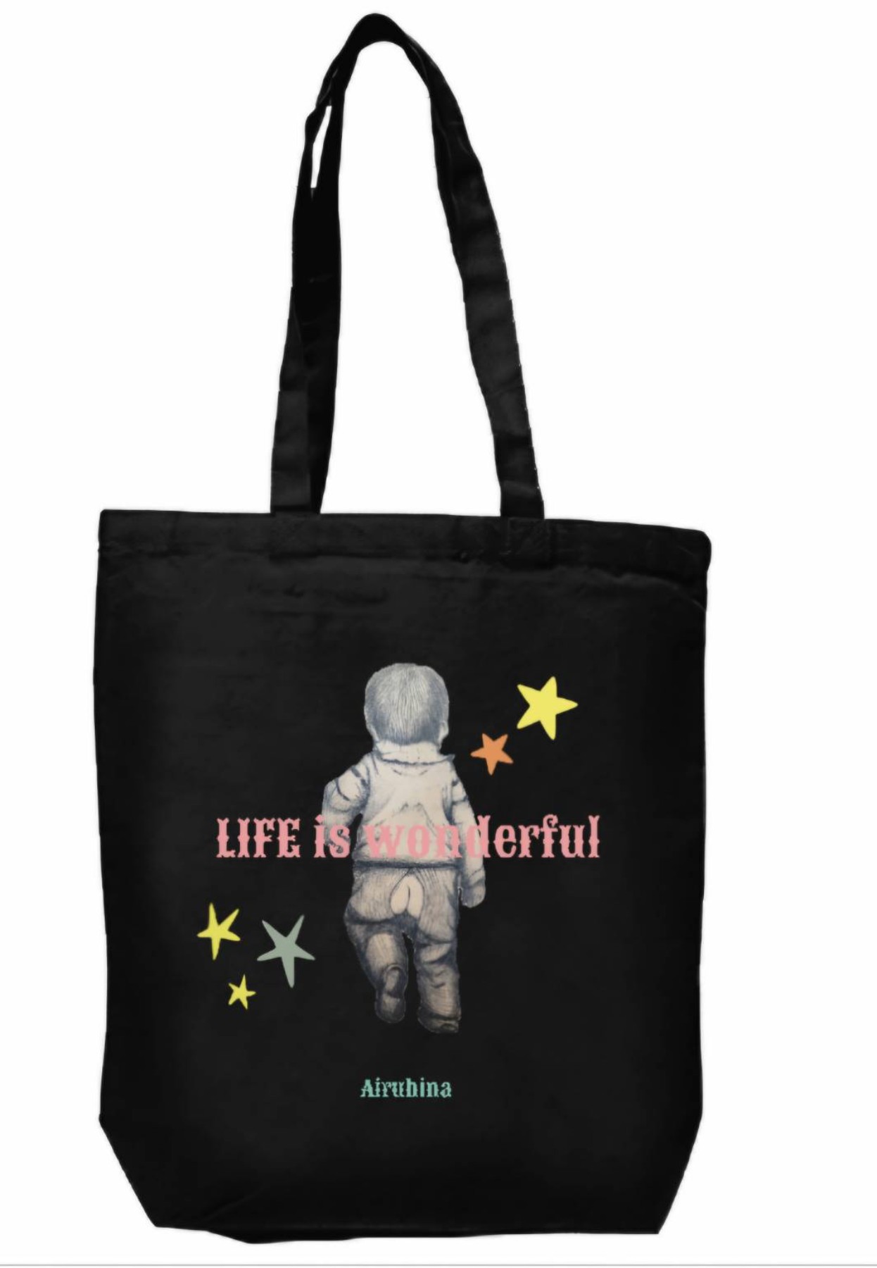LIFE is wonderful Tote Bag《おしり》